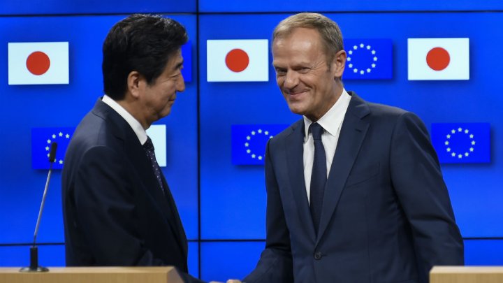 UE et Japon finalisent leur accord de libre-échange (AFP)