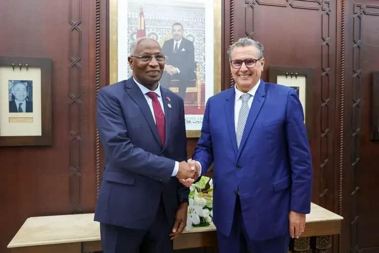 Akhannouch s’entretient avec le Premier ministre de la République de Guinée