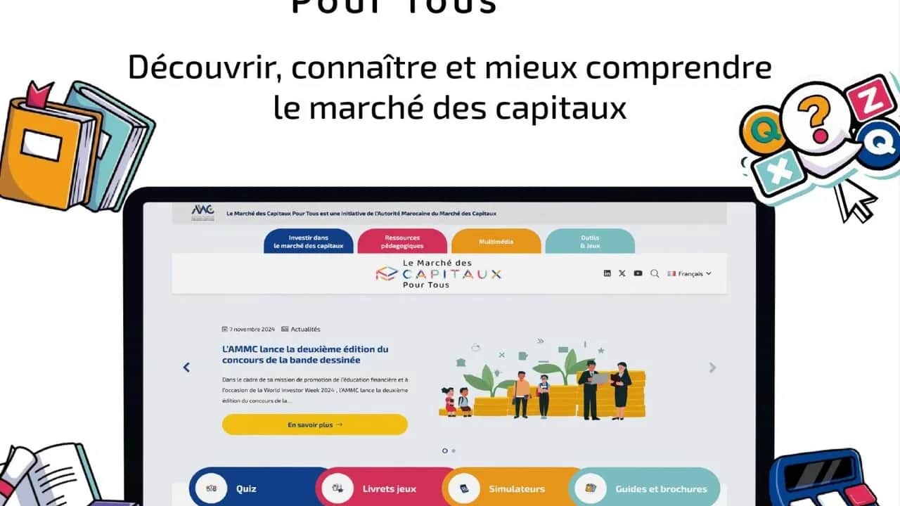 AMMC: lancement d’un portail web pour l’éducation financière