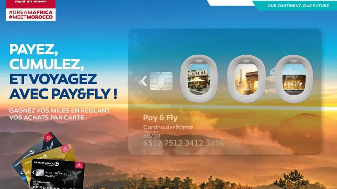 Service aérien: Bank of Africa et Royal Air Maroc lancent "Pay&Fly"