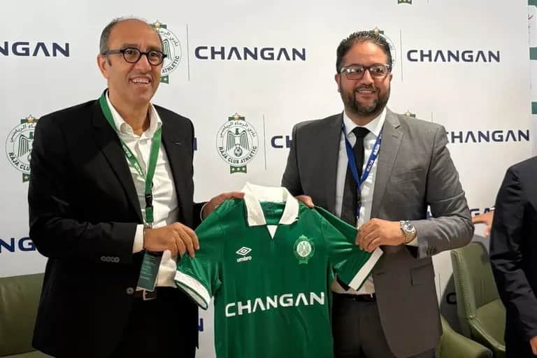 Changan Maroc devient partenaire officiel du Raja Club Athletic