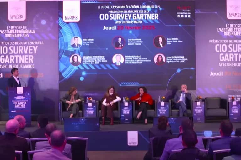 CIO Survey Gartner 2025 : les DSI marocains face aux défis de la transformation digitale