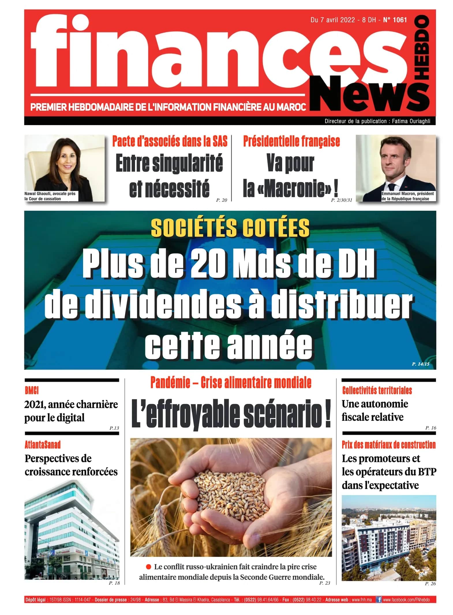 Finances News Hebdo numéro 1061