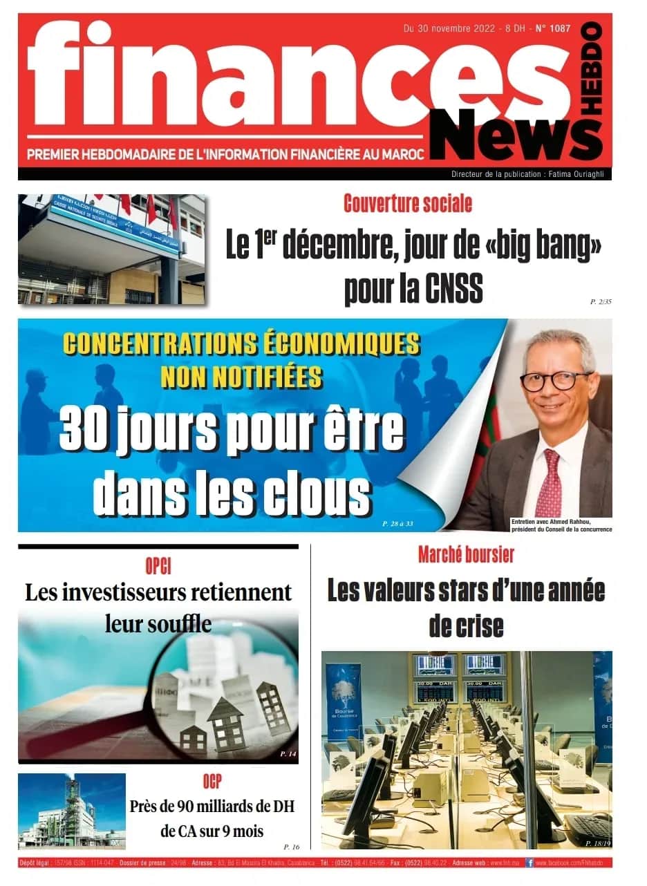 Finances News Hebdo numéro 1087