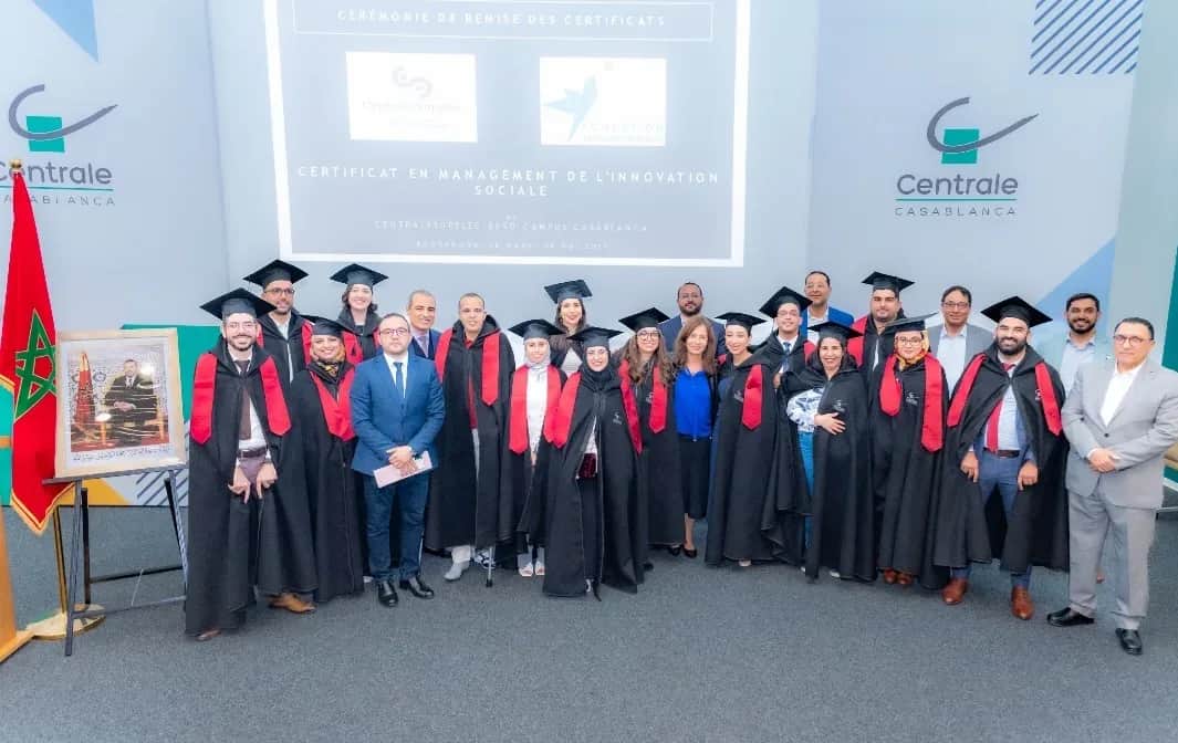 Management de l’Innovation Sociale : 17 lauréats certifiés et lancement d’un mastère spécialisé au Maroc
