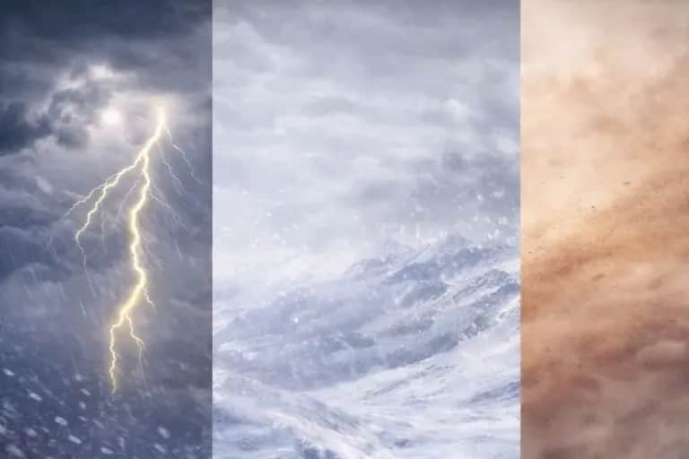 Maroc Météo: averses orageuses, chutes de neige et fortes rafales de vent avec chasse-poussières locales dans plusieurs provinces