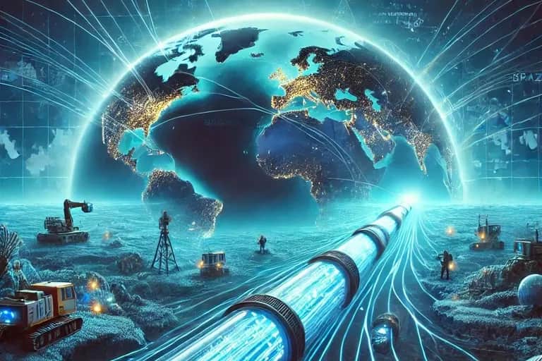 Projet Waterworth : Meta lance un câble sous-marin de 50.000 km reliant cinq continents