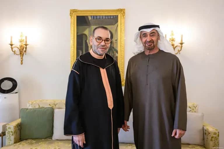 Le Roi Mohammed VI reçoit Mohammed Ben Zayed Al-Nahyane à Rabat