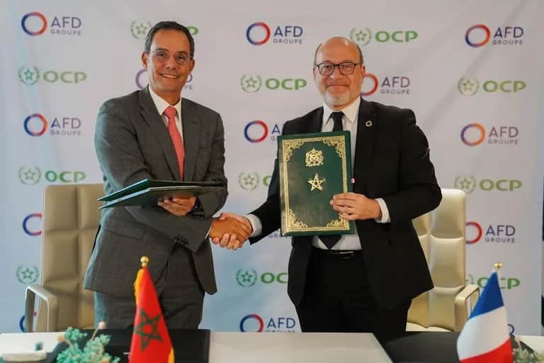 OCP et AFD : un financement de 350 millions d’euros pour accélérer la transition verte du groupe