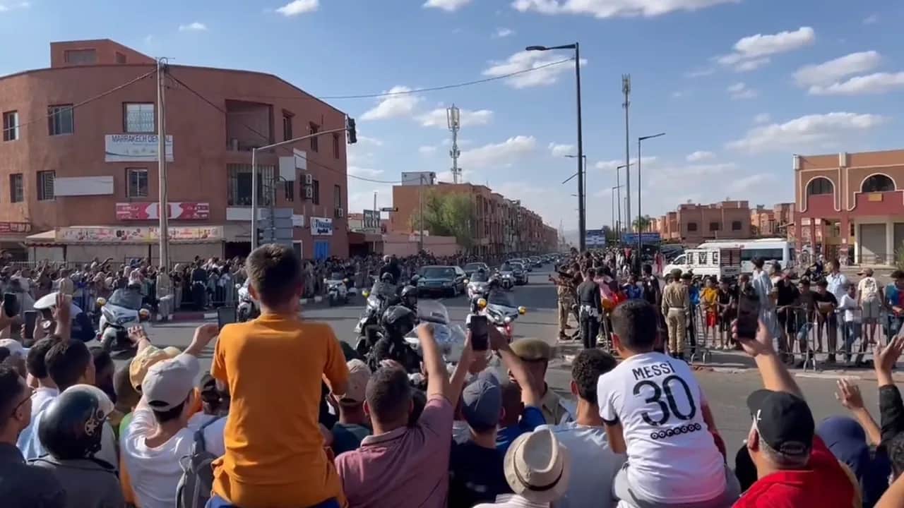 Séisme au Maroc : le Roi Mohammed VI arrive à Marrakech