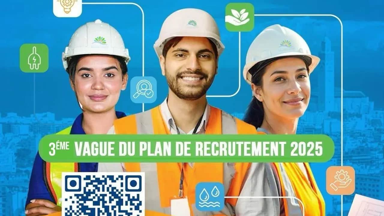 La SRM Casablanca-Settat lance la 3e vague de son plan de recrutement 2025