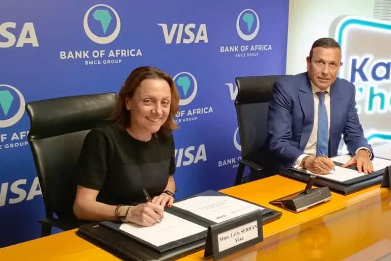Digitalisation des paiements: Visa et Bank Of Africa renouvellent leur partenariat