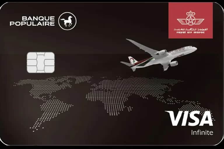La Banque Populaire lance une carte Visa Infinite co-brandée Royal Air Maroc