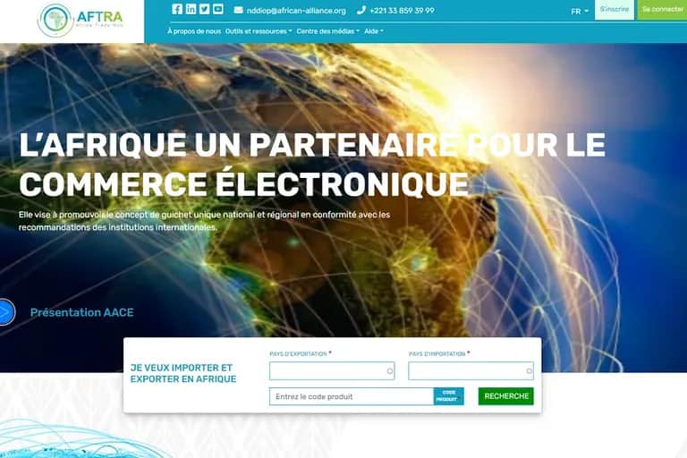 Commerce électronique: lancement officiel de la plateforme digitale AFRICA E-TRADE HUB «AFTRA»