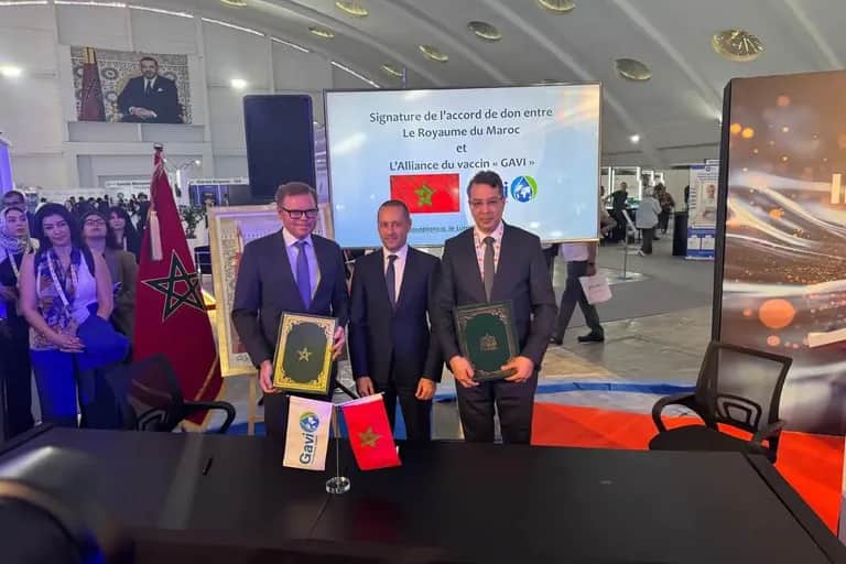 GITEX Future Health Africa : signature d'un accord sur un don de 5 millions de dollars octroyé par le Maroc à l'Alliance du Vaccin GAVI