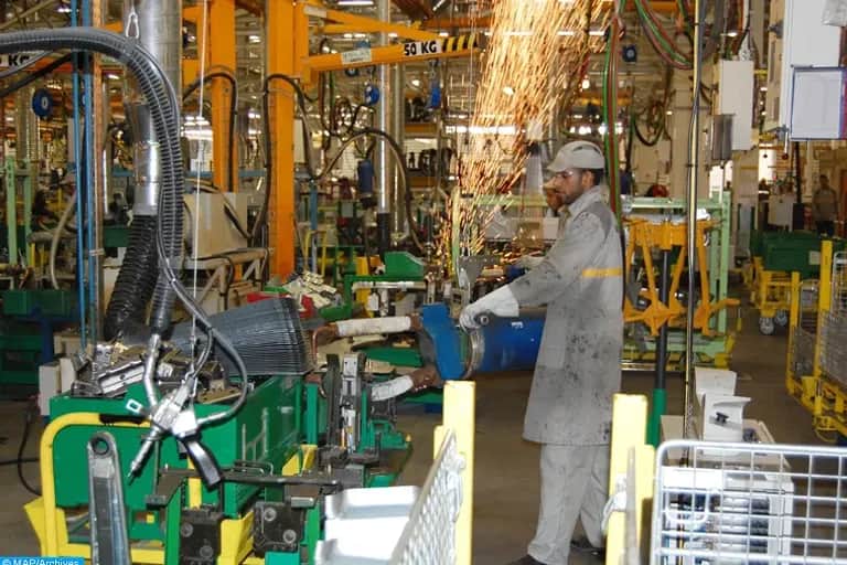 Industries manufacturières: baisse de 2,3% de l'indice de la production au premier trimestre 2022