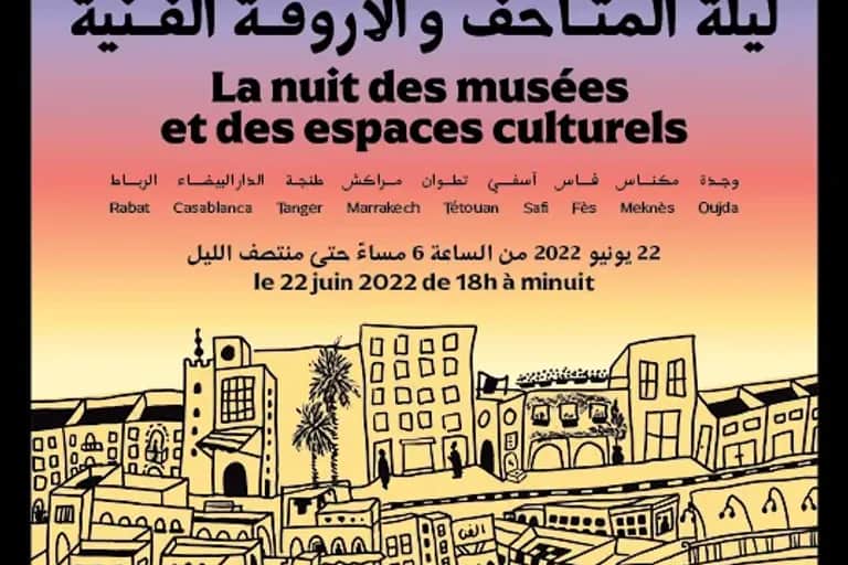 La nuit des musées et des espaces culturels: Accès gratuit, le 22 juin, à 40 musées dans 9 villes