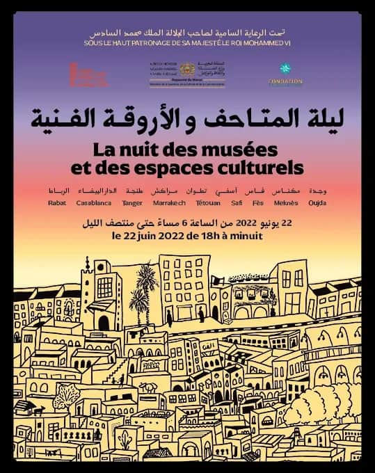 La nuit des musées et des espaces culturels: Accès gratuit, le 22 juin, à 40 musées dans 9 villes