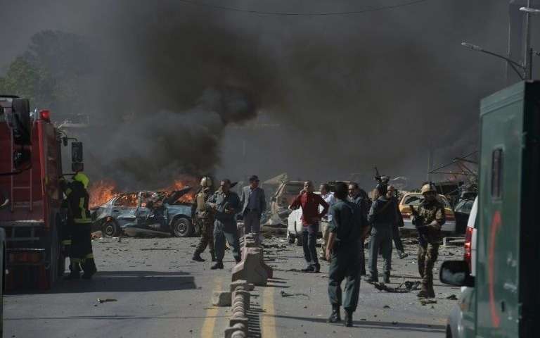 Forte explosion à Kaboul: Au moins 49 morts