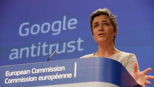 L’UE inflige à Google une amende de 2,42 milliards d'euros pour violation des règles de concurrence