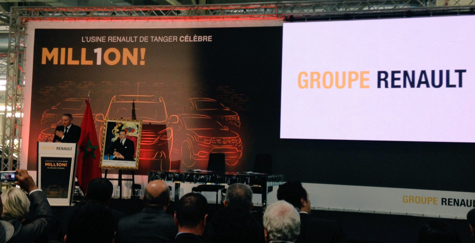 Renault Tanger produit son millionième véhicule