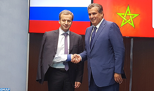 Akhannouch rencontre le Vice-premier ministre russe à St-Petersbourg
