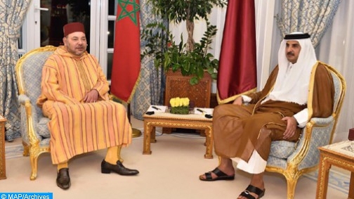 Mohammed VI s’entretient à Doha avec l’Emir du Qatar