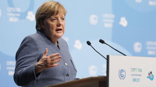 COP23 : Merkel met en avant le partenariat franco-allemand en faveur du climat