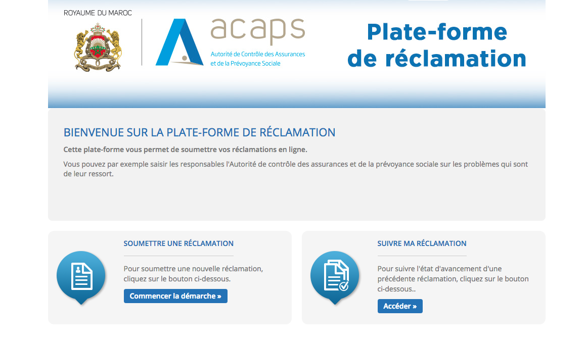 L’ACAPS lance une plateforme de gestion des réclamations