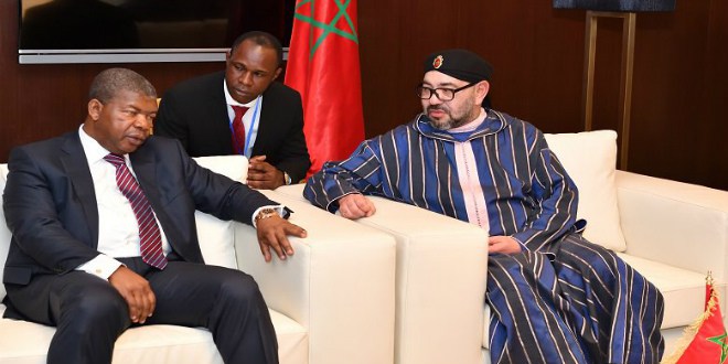 Le Roi reçoit à Brazzaville le président de la République d'Angola
