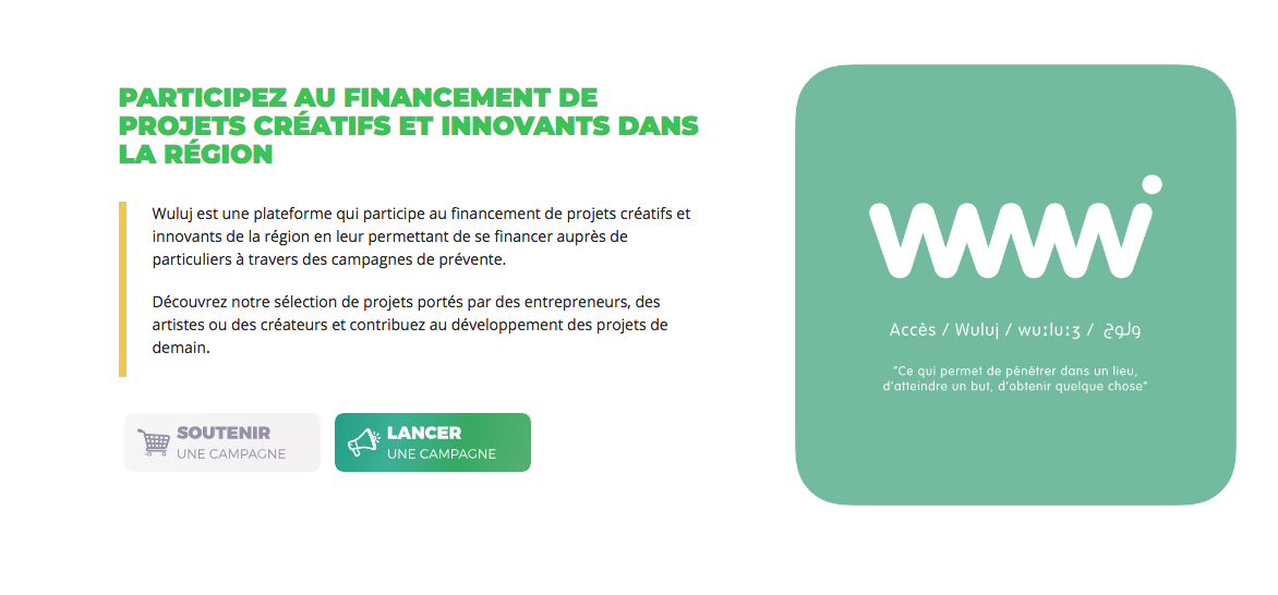 Crowdfunding : c’est parti pour Wuluj, 1ère plateforme de préventes au Maroc