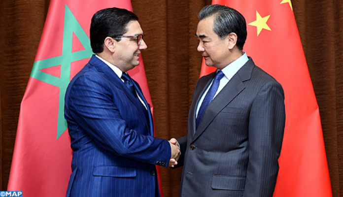 Bourita s’entretient avec son homologue chinois sur la mise en œuvre du partenariat stratégique bilatéral