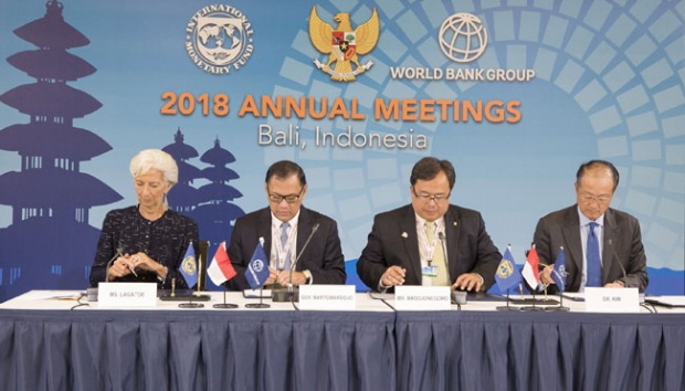 Participation du Maroc aux assemblées annuelles de la Banque mondiale et du FMI à Bali