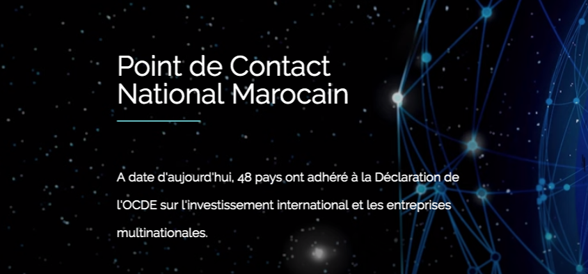 Maroc/OCDE : Le site web du Point de contact national (PCN) fait peau neuve