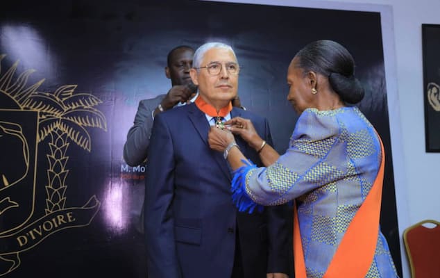 Mohamed El Kettani : Commandeur de l’Ordre National de Côte d’Ivoire