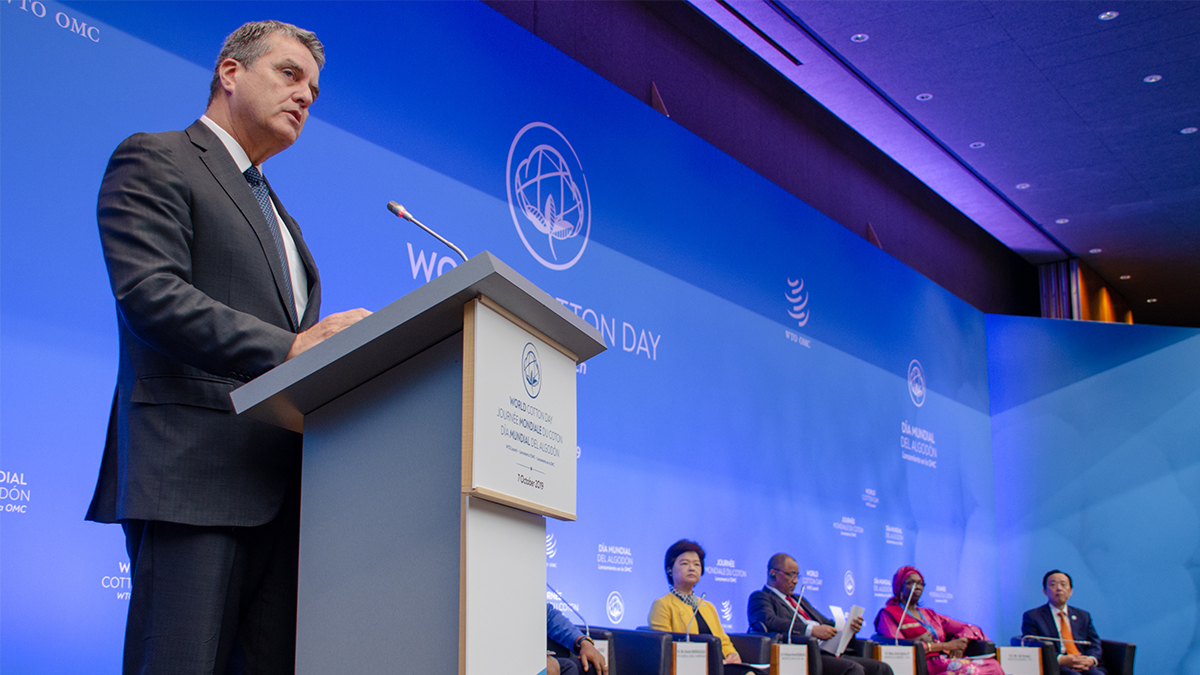 OMC: Adoption d'une déclaration sur les négociations commerciales sur le coton
