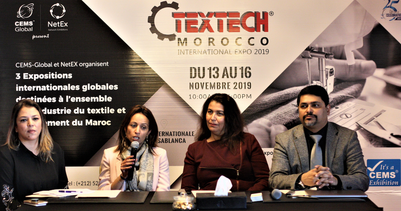 Textile : 2.500 professionnels attendus au Salon international Textech Morocco