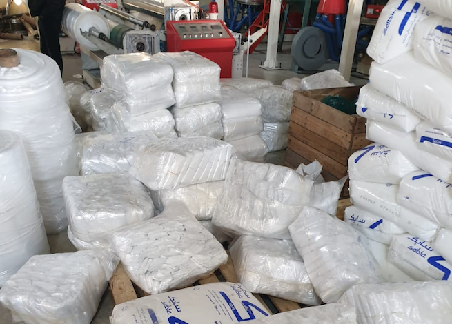 Tanger : Saisie de plus de 7 tonnes de sacs plastiques