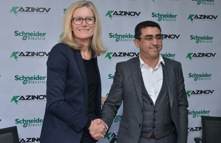 Partenariat Schneider Electric - Kazinov pour la mise en place d'une unité d'assemblage au Maroc