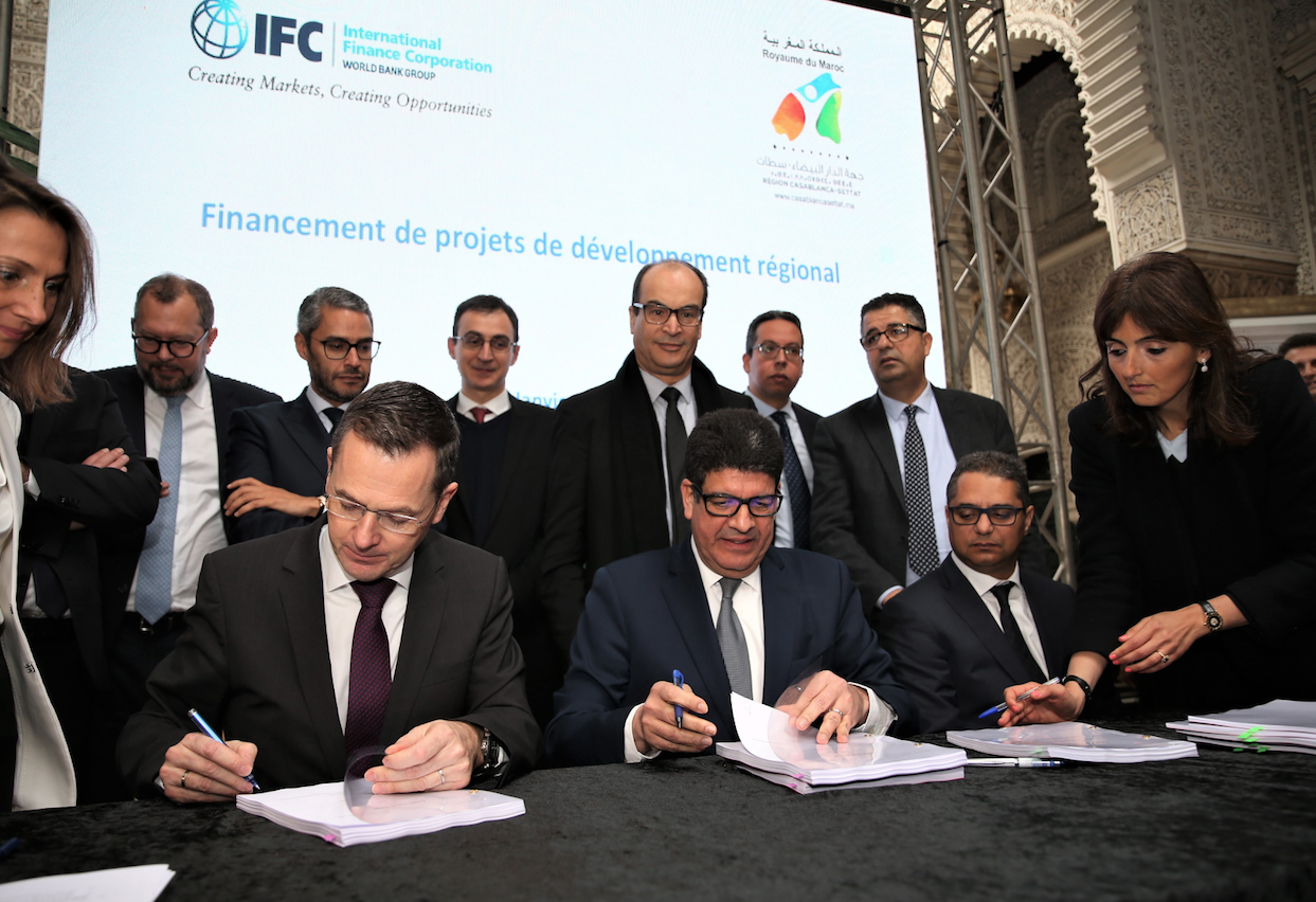 L’IFC et la Région Casablanca-Settat signent le premier prêt commercial sans garantie souveraine à une région