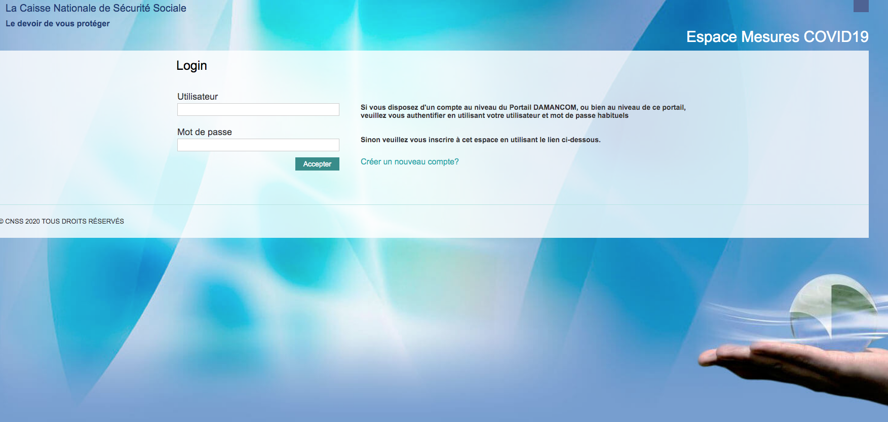 La CNSS met en ligne une nouvelle version du portail «covid19.cnss.ma»