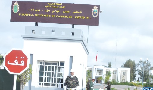 Covid-19 : L’hôpital militaire de campagne à Nouaceur est opérationnel