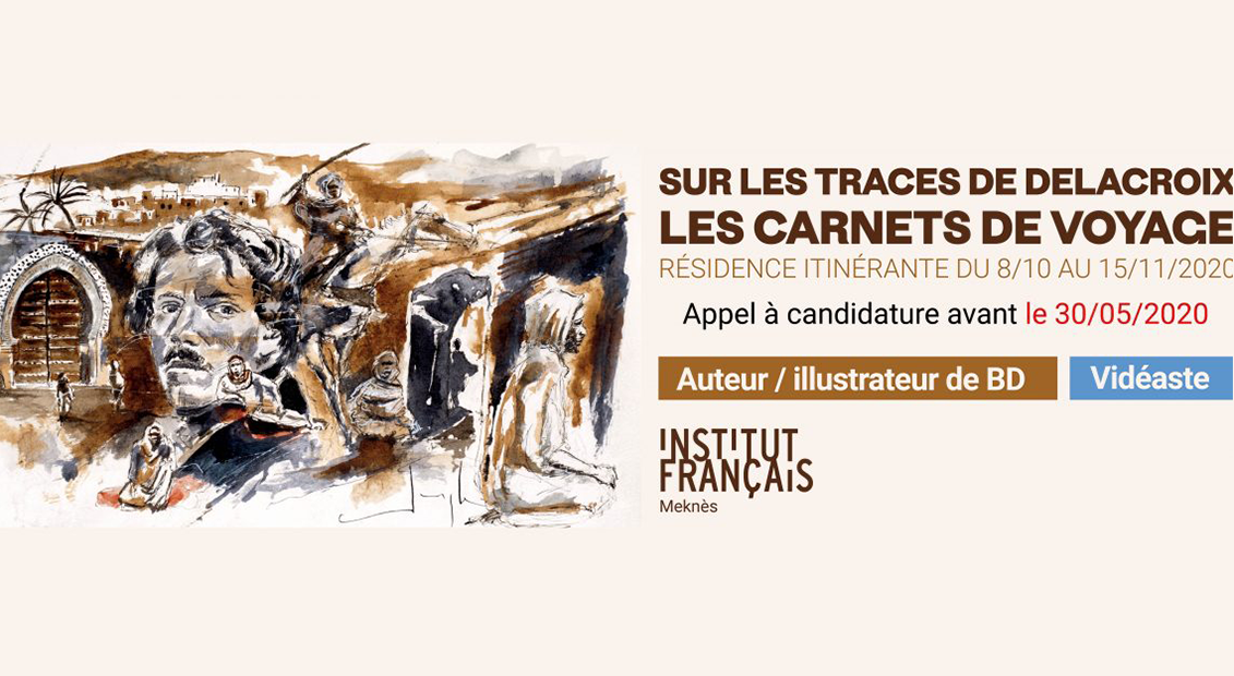 Sur les traces de Delacroix : Carnets de voyage 2020