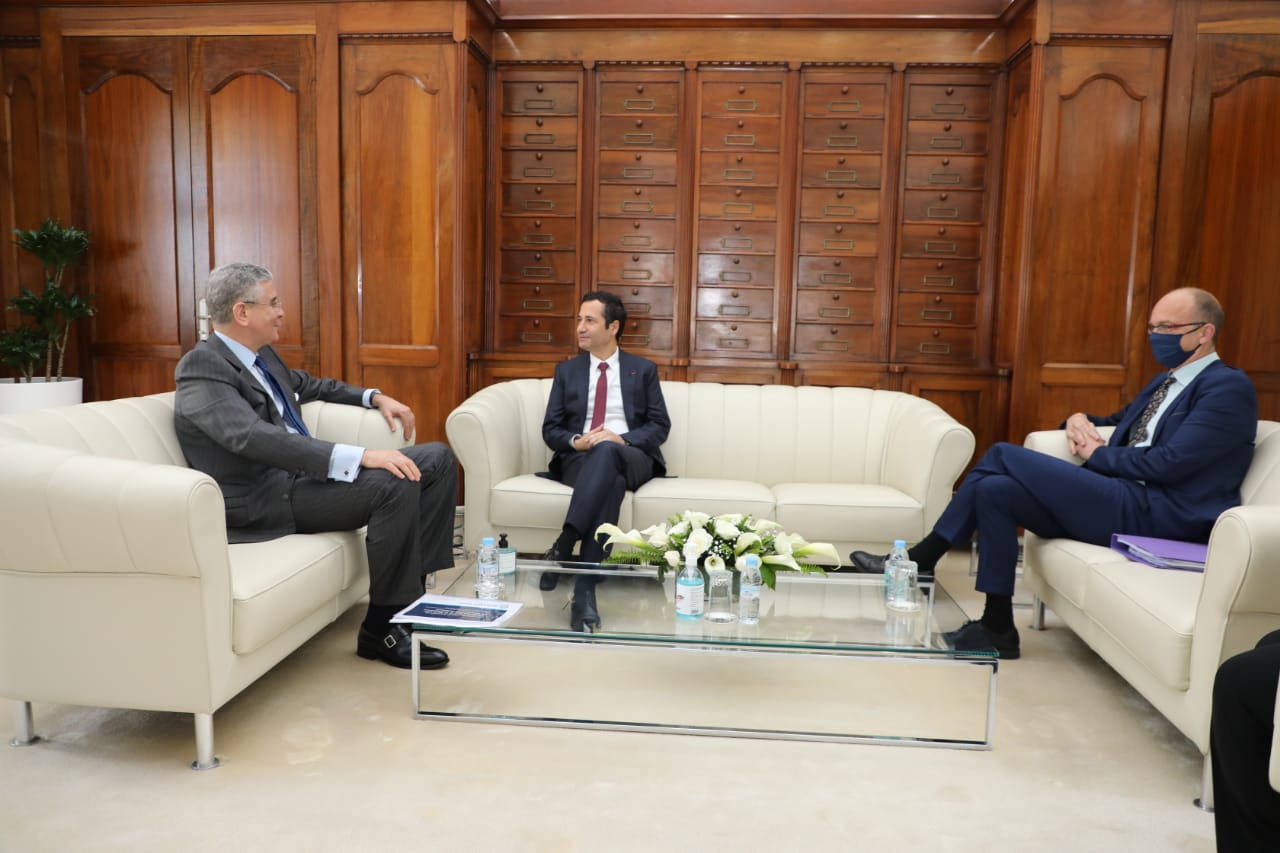 Benchaaboun reçoit le vice-président de la Banque mondiale pour la région MENA