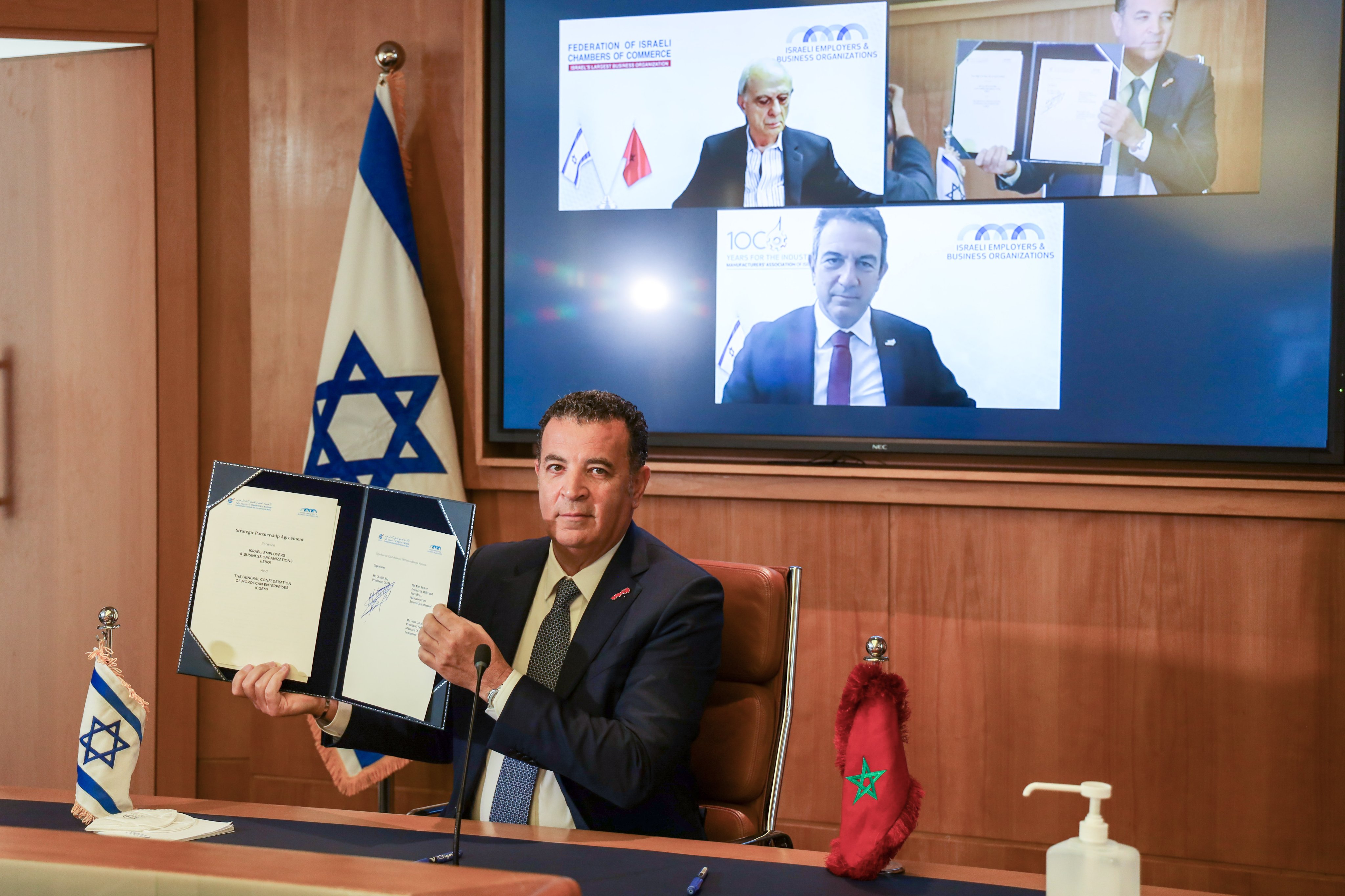 Maroc-Israël: la CGEM et l'IEBO signent un accord de partenariat stratégique