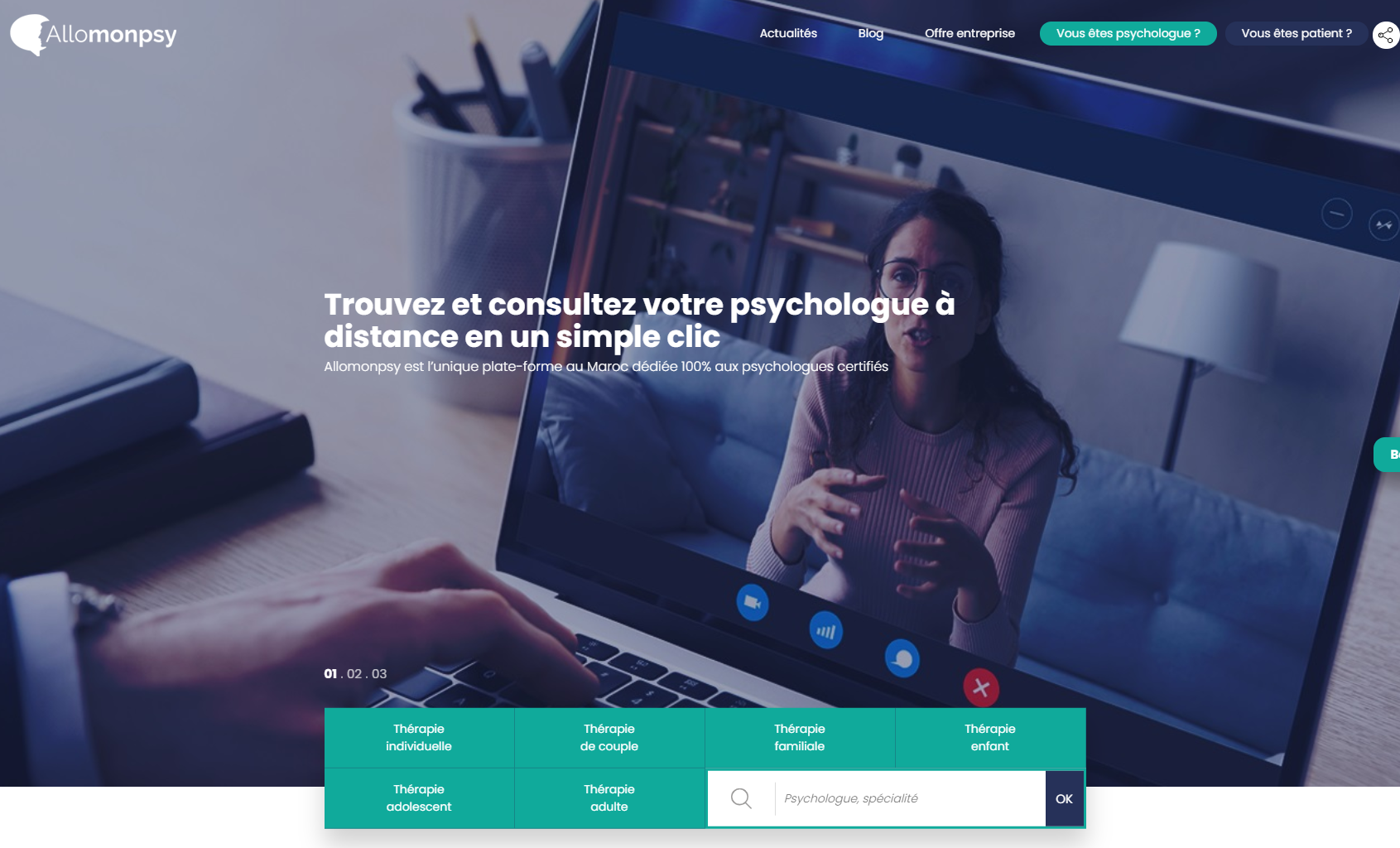 Allomonpsy démocratise la consultation psychologique en ligne aux Marocains et aux patients du Monde