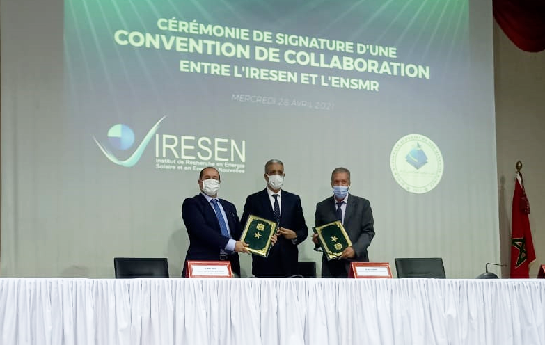 Énergies renouvelables: l'IRESEN et l'ENSMR signent une convention de partenariat
