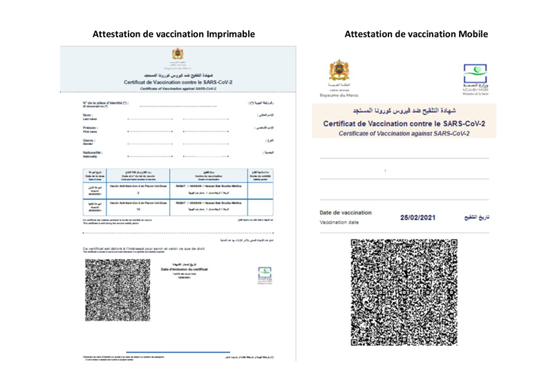 Les certificats Covid-19 délivrés par le Maroc désormais valides au sein de l'UE