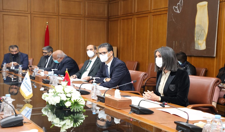 Nadia Fettah s’entretient avec le vice-président du Groupe de la Banque mondiale pour la région MENA