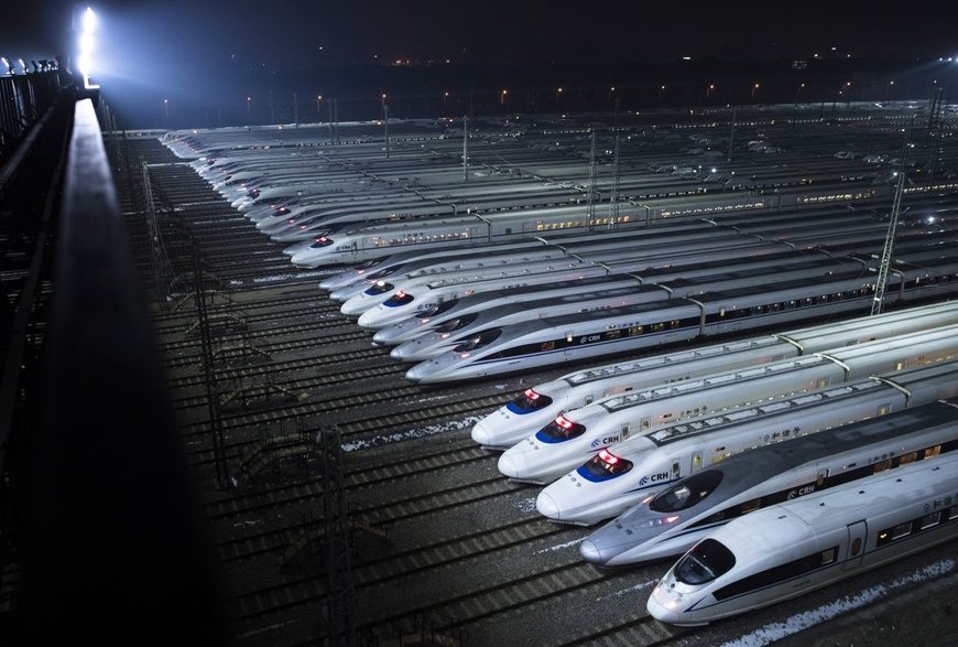La Chine compte plus de 40.000 km de réseau ferroviaire à grande vitesse